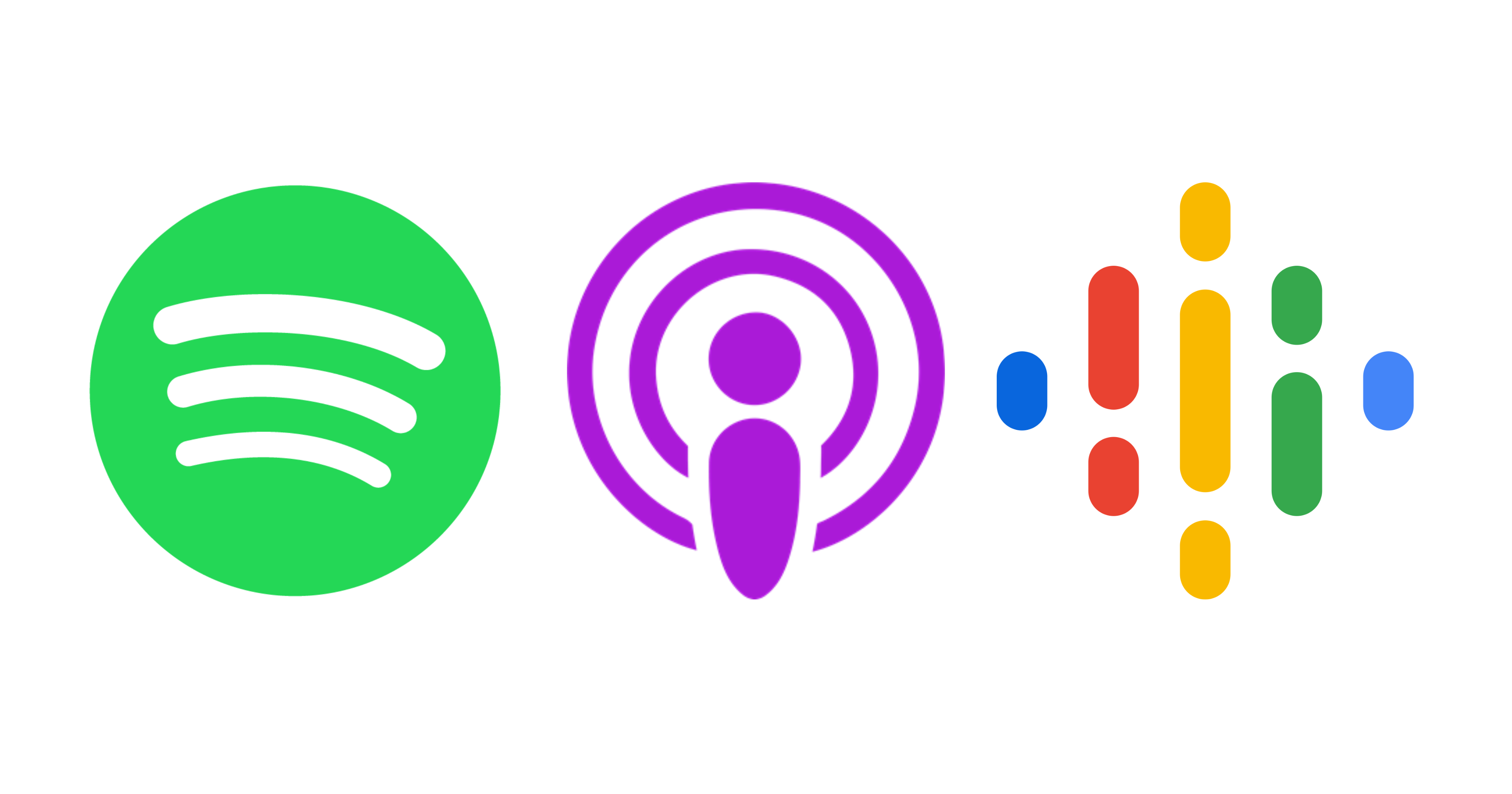 Image podcast logos