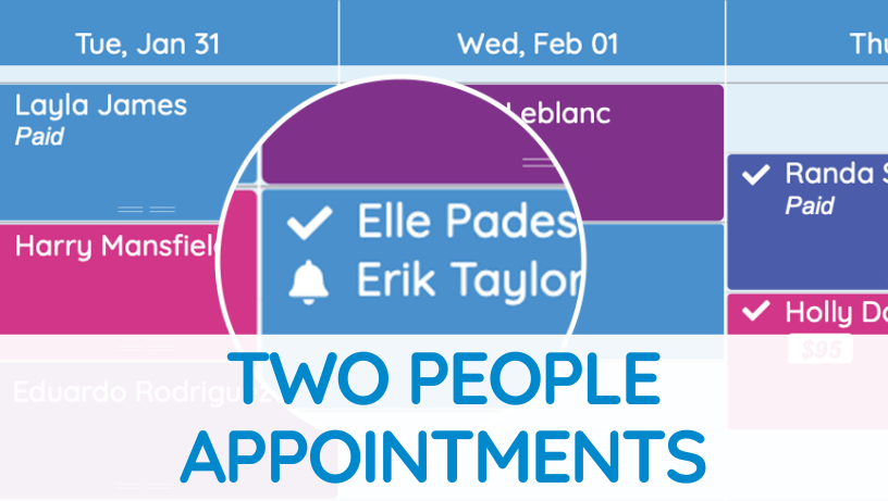 two appointments at the same time